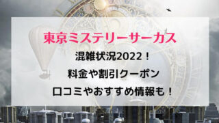 東京ミステリーサーカス22年の混雑状況は 料金や割引クーポン 口コミやおすすめも ラベイユblog